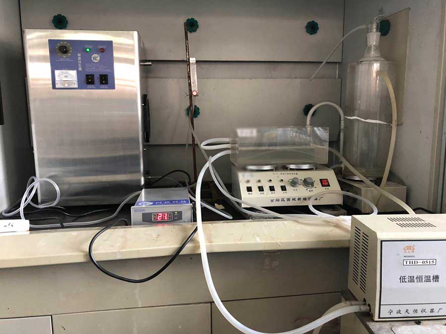 吉林化工學院91视频直播APP下载處理廢水化學實驗