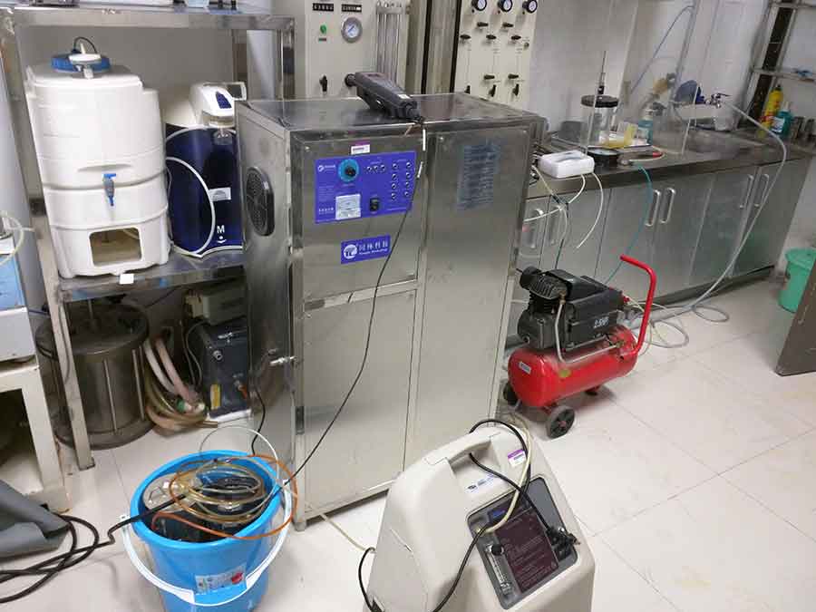 清華大學水利學院91视频直播APP下载處理水實驗